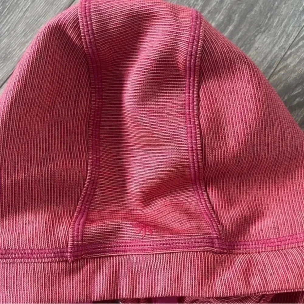 Athleta Zip-up Marron/Pink Hoodie